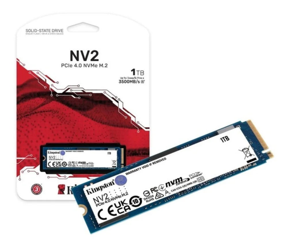Kingston NV2 1TB PCIe NVME 3.0x4 SSD