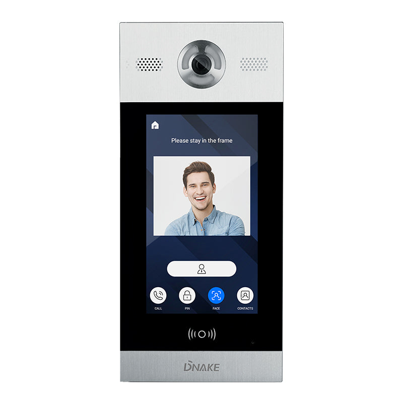 Dnake 902D-B6 10.1 inch Facial Recognition Android 2MP PoE Doorphone w ...