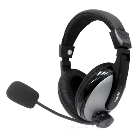 Havit HV-139d 3.5mm double plug Stereo with Mic Headset for Computer ...