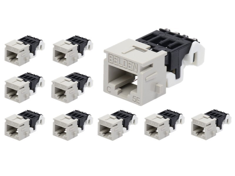 Belden AX100645 CAT5E EZ-MDVO Modular Jack, RJ45, MDVO-style ACA, c(UL ...